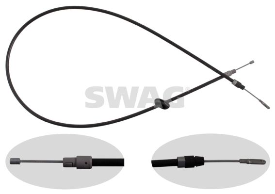 SWAG 10 92 6468 Cable Pull, parking brake