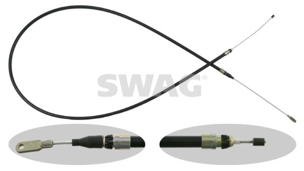 SWAG 10 92 6557 Cable Pull, parking brake