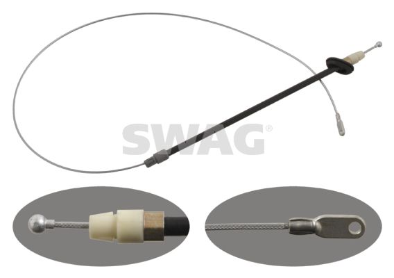 SWAG 10 92 9845 Cable Pull, parking brake