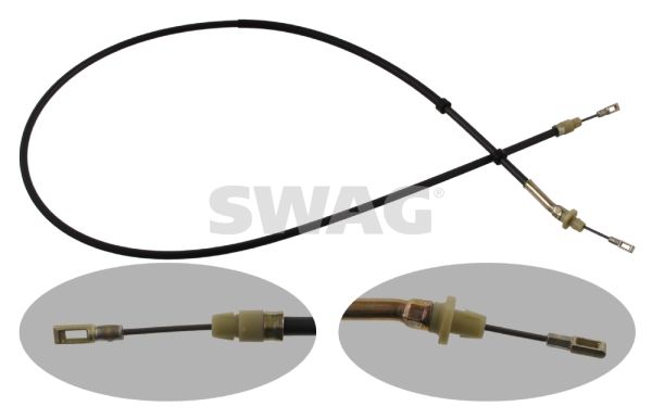 SWAG 10 93 4395 Cable Pull, parking brake