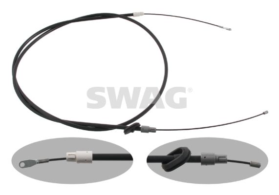 SWAG 10 93 4903 Cable Pull, parking brake