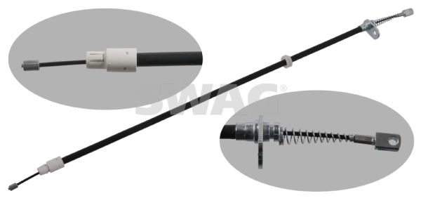 SWAG 10 93 4914 Cable Pull, parking brake