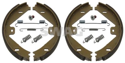 Brake Shoe Set, parking brake SWAG 10 93 9715
