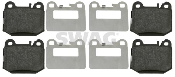 SWAG 10 91 6437 Brake Pad Set, disc brake