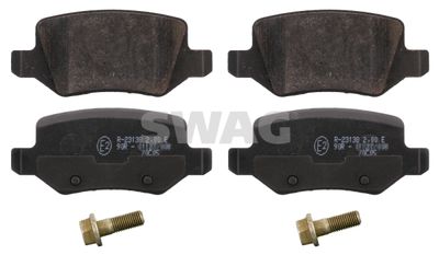 Brake Pad Set, disc brake SWAG 10 91 6525