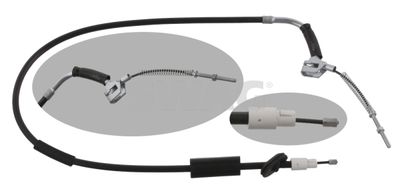 Cable Pull, parking brake SWAG 10 93 4913
