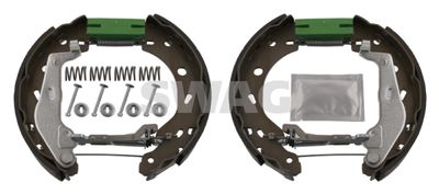 Brake Shoe Set, parking brake SWAG 12 93 4476