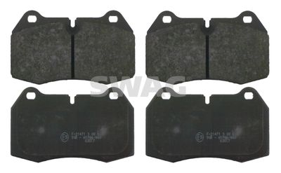 Brake Pad Set, disc brake SWAG 20 91 6109