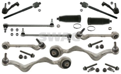 Control/Trailing Arm Kit, wheel suspension SWAG 20 94 6285
