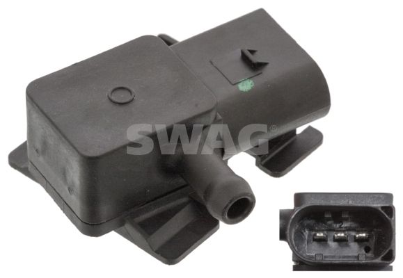 SWAG 20 94 7155 Sensor, exhaust pressure