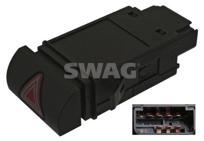 Hazard Warning Light Switch SWAG 30 10 0405