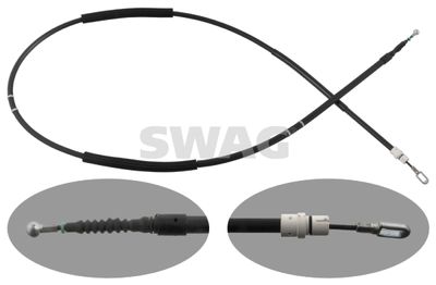 Cable Pull, parking brake SWAG 30 10 0563