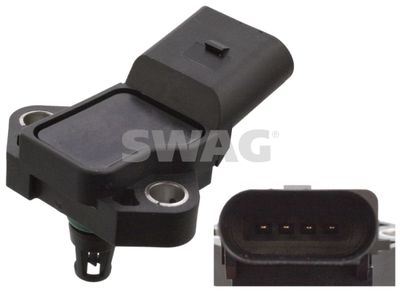 Sensor, boost pressure SWAG 30 10 5744