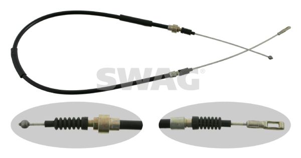 SWAG 30 90 2088 Cable Pull, parking brake
