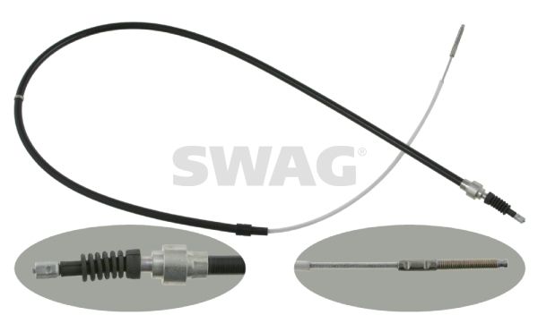 SWAG 30 91 4234 Cable Pull, parking brake
