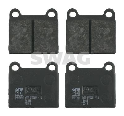 Brake Pad Set, disc brake SWAG 30 91 6068