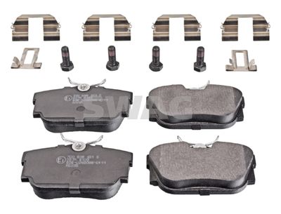Brake Pad Set, disc brake SWAG 30 91 6382
