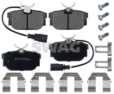 SWAG 30 91 6408 Brake Pad Set, disc brake