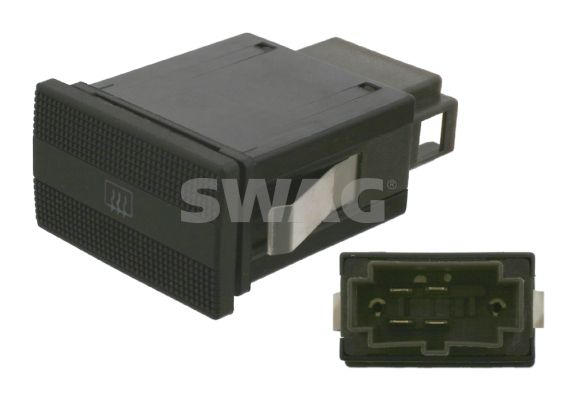 SWAG 30 91 8080 Switch, rear window heating