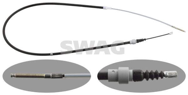SWAG 30 92 7154 Cable Pull, parking brake