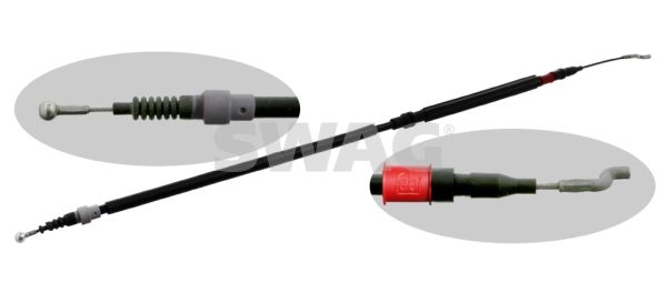 SWAG 30 92 7383 Cable Pull, parking brake