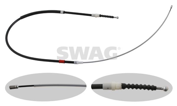 SWAG 30 93 0766 Cable Pull, parking brake
