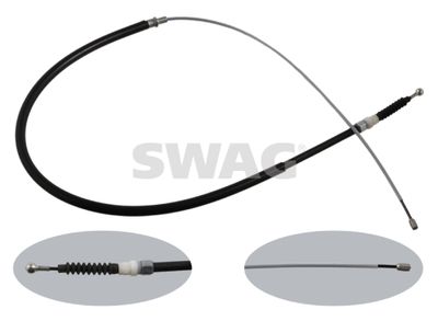 Cable Pull, parking brake SWAG 30 93 6347