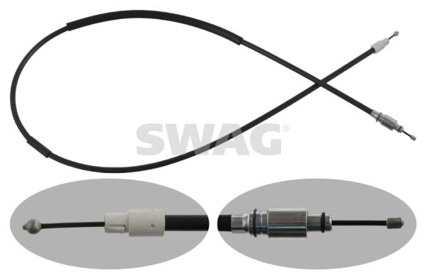 SWAG 30 93 6935 Cable Pull, parking brake