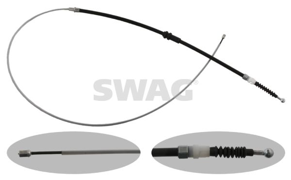 SWAG 30 93 6957 Cable Pull, parking brake