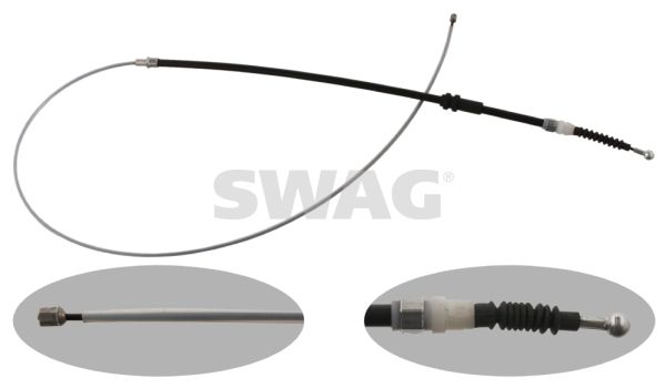 SWAG 30 93 7218 Cable Pull, parking brake