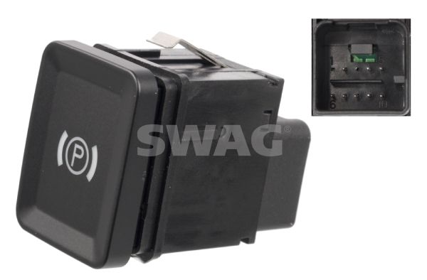 SWAG 30 93 7606 Switch, park brake actuation