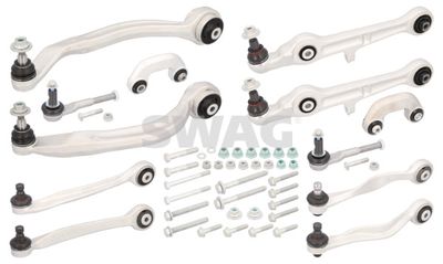 Control/Trailing Arm Kit, wheel suspension SWAG 30 93 9404