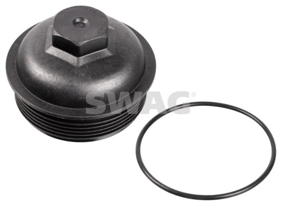 SWAG 30 93 9697 Cap, oil filter housing