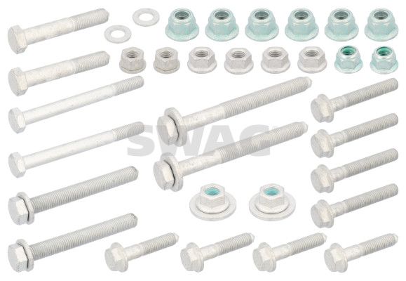 SWAG 30 93 9758 Mounting and Bolting Kit, control/trailing arm