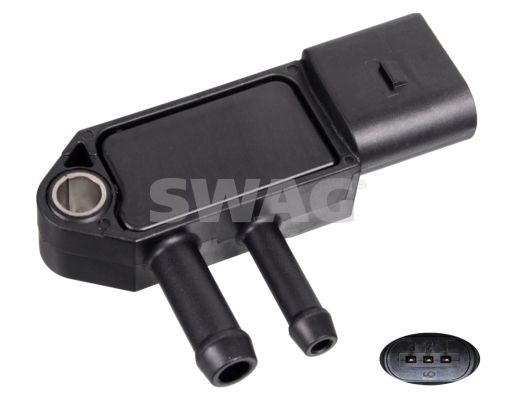 SWAG 30 94 0856 Sensor, exhaust pressure