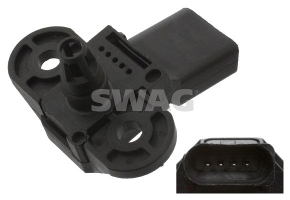 SWAG 30 94 4242 Pressure Sensor, brake booster