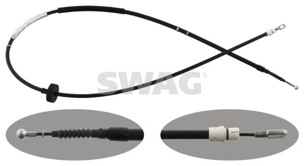SWAG 30 94 8304 Cable Pull, parking brake