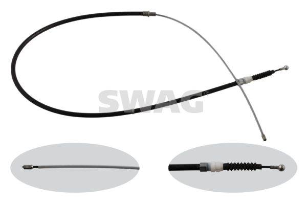 SWAG 30 93 6349 Cable Pull, parking brake