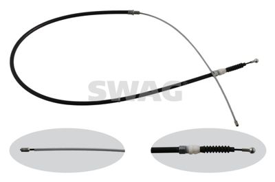 Cable Pull, parking brake SWAG 30 93 6349