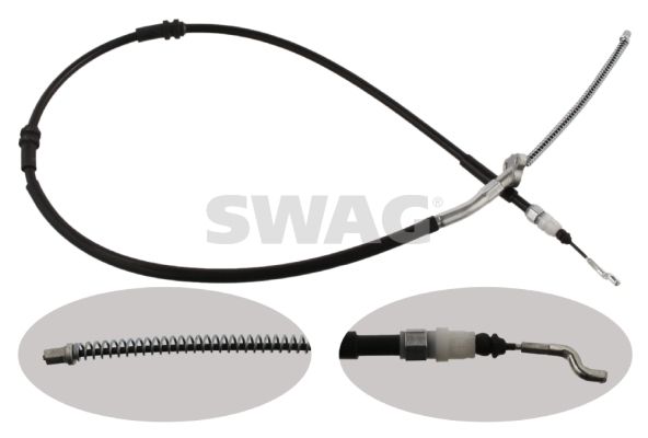SWAG 30 93 6712 Cable Pull, parking brake