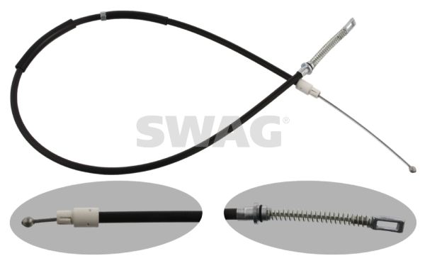 SWAG 30 93 6936 Cable Pull, parking brake