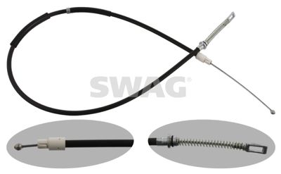 Cable Pull, parking brake SWAG 30 93 6936