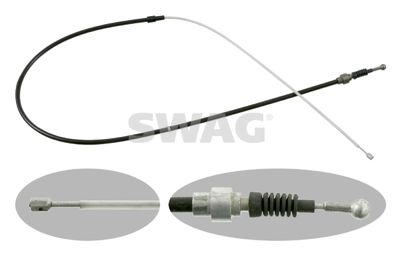 Cable Pull, parking brake SWAG 32 92 2734
