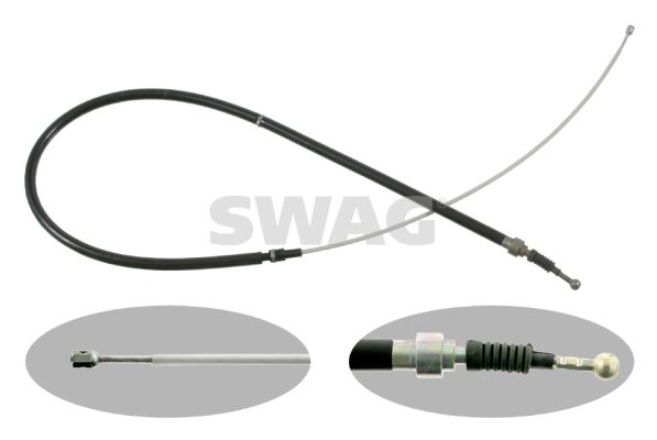 SWAG 32 92 2884 Cable Pull, parking brake