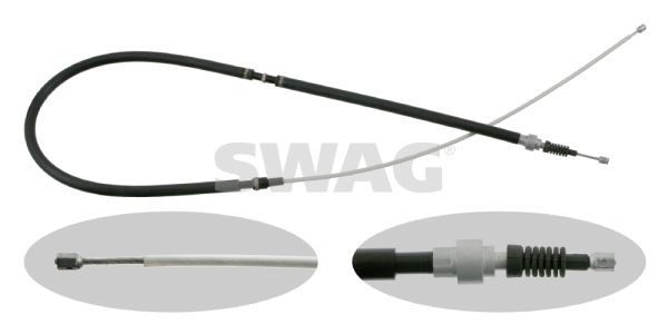 SWAG 32 92 2886 Cable Pull, parking brake