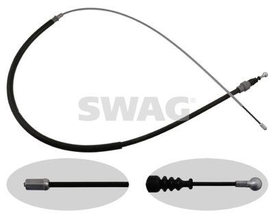 Cable Pull, parking brake SWAG 32 92 4412