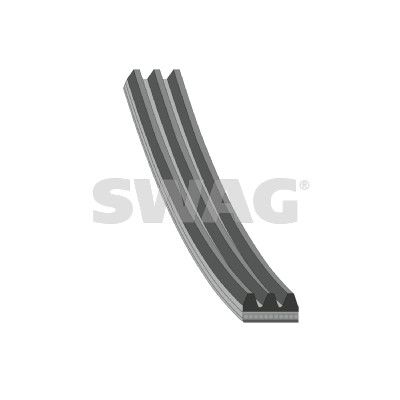 V-Ribbed Belt SWAG 33 10 4400