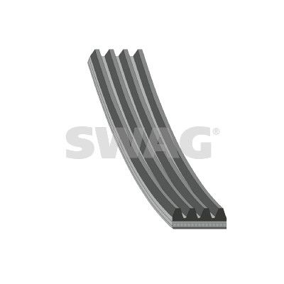 SWAG 33 10 4742 V-Ribbed Belt