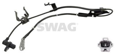 Sensor, wheel speed SWAG 33 10 5858