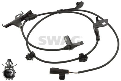 Sensor, wheel speed SWAG 33 10 5890